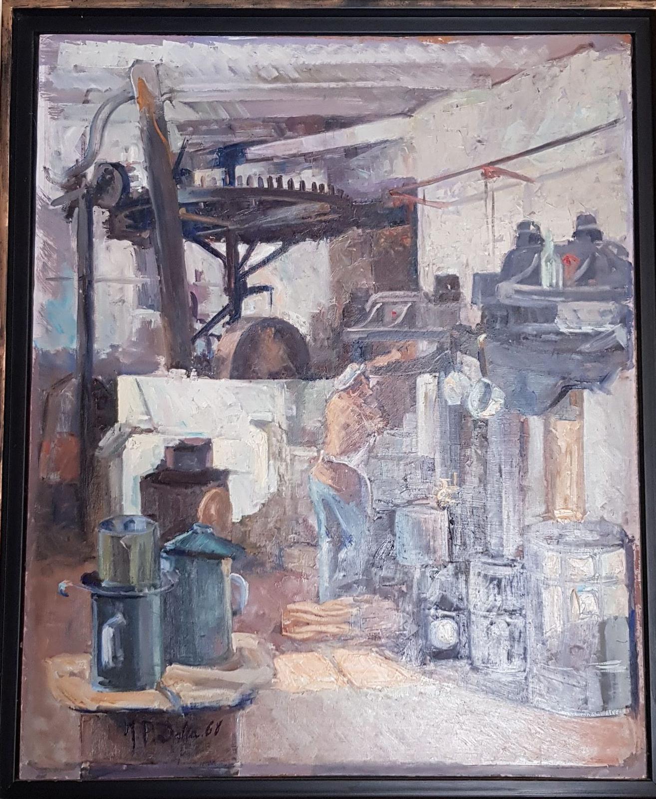 Peinture du moulin en 1968
